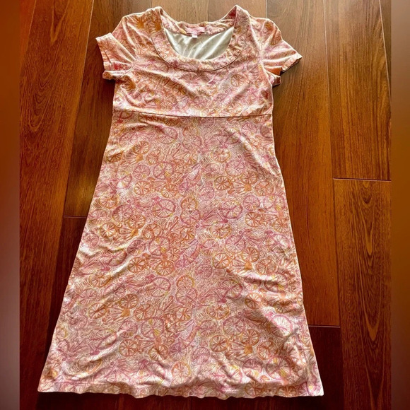LILLY PULITZER Bicycle KELSEA ten speed Dress XS - Picture 1 of 9